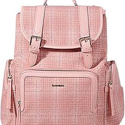 Sunveno Vouge Diaper Bag Backpack, Nappy Bag, Large Capacity Baby Bags Multifunction Travel Backpack for Mom and Dad, Tanned Rose-image-8