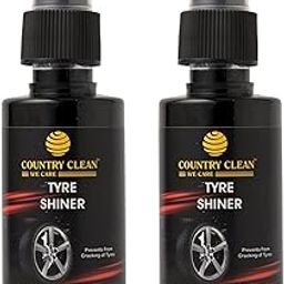 Country Clean Tyre Shiner for Car and Bike with Applicator, Deep Gloss Finish for Car & Bike Tyres, Long-Lasting Shine & Protection, Non-Greasy Tyre Polish – 120ml (Pack of 2)-10