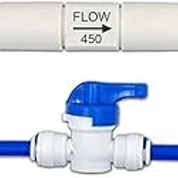 KRISELL DIY 1/4" inch QC RO Membrane Flushing Complete Kit with FR 450ml Manual Flusher Valve for RO Water Purifier for enhance membrane life Suitable with all type R.O Water Purifier-image-68