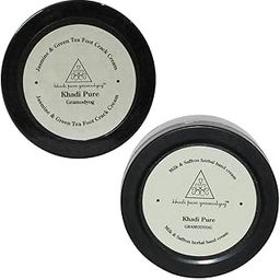 Khadi Pure Jasmine Green Tea Foot Crack & Milk Saffron Herbal Hand Cream, 50 g (Pack of 2)-image-38