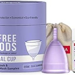 Sirona Reusable Menstrual Cup - Large Size With Pouch, 15ml Mini Intimate Wash & Cup Wash, Ultra Soft, Odour & Rash Free, No Leakage, Protection For Upto 10-12 Hours, FDA Approved-picture-12