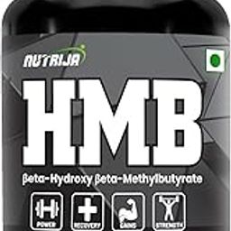 NutriJa HMB 1000MG Capsules (Beta-Hydroxy Beta-Methylbutyrate) - Pure HMB | Prevents Muscle Breakdown, Faster Recovery, Strength (60 Capsules)-27