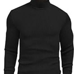 Tora Mens Winter Season Casual Solid Highneck Full Sleeves T Shirt | Winter Turtle Neck Sweater for Men | High Neck Innerwear Sweater Pullovers-image-78
