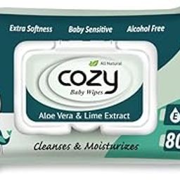 COZY BABY WIPES 80 SHEETS (PACK OF 3)-19