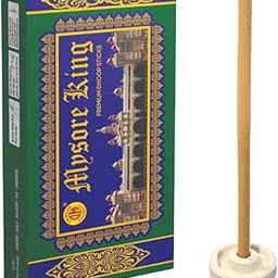 OM SAI AGARBATTI WORKS Mysore King 90g BAMBOOLESS DHOOP Stick | Rich Sandal-Inspired Fragrance for Spiritual Ambience | Ideal for Mandir & Gifting | 90g-image-31