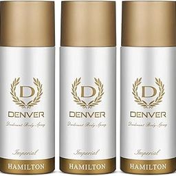 DENVER Hamilton Imperial Deo (Pack of 3) - 165ML Each | Long Lasting Deodorant Body Spray for Men-17
