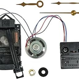 UJEAVETTE Pendulum Clock Movement DIY Replacement Chime Music Box Style E Hands-image-87