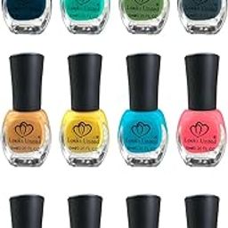 Looks United Pack of 12 Trendy Color Nail Polish (MUTI2)-20
