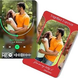 Customised Wallet Card With Photo For All Occasion | Spotify Song Code | Name | Message | Quote | For Him | For Her (Minimalist)-28