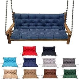 YXMKJOS Swing Cushion Replacement Outdoor Porch Waterproof Bench Cushion 2-3 Seater Washable Bench Replacement Cushions for Outdoor Patio Porch Swing Cushions-image-6