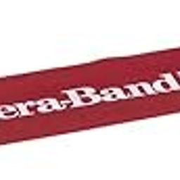 TheraBand Professional Latex Resistance Band Loop for Lower Pilates, Crossfit, Yoga, Toning, Stretching, Physical Therapy, Strength Training Without Weights, Portable Fitness, and Core Fitness- Red-image-87
