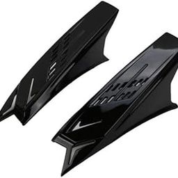 Vagary Punk Style Helmet Horns | Horns & Antenna | Spike/Mohawk & Shark Fins (Black)-picture-24