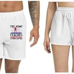Men and Women Printed Regular fit Casual Polyester Couple White Shorts (ZPOD-0009205-set-S_ms)-image-87