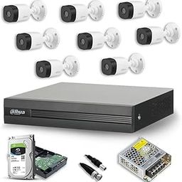 DAHUA 5MP Full HD Night Vision CCTV Security Camera with Installation Combo Set Bullet (Outdoor, Indoor) 8Pcs, 8 Channel XVR, 1TB Surveillance HDD , for Home and Offices (8BULLET)-picture-12