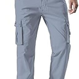Army Green Mens Durable Comfy, Solid Color, Drawstring Waist, Casual Style, Breathable Fabric, Outdoor, Utility Multi-Pocket Design Cargo Trousers Pants for Men (MCargo 153)-picture-42
