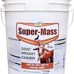 REFIT ANIMAL CARE Goat Supplement for Weight Gain, 10 Kg, Super Mass-image-11