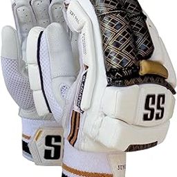 SS Gladiator Golden White Batting Gloves Adult Left Hand-image-76