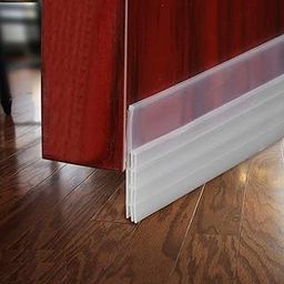 Grofilo Silicone Gap Seal Tape for Door in Under Door Draft Stoppers Strong Adhesive Waterproof Soundproof Door Bottom Seal (Transparent)-image-50