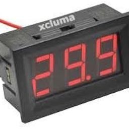 xcluma 0-100V (99.9V) Dc Digital Voltmeter Panel Dc .56 Inch Red Led Bike Car-14