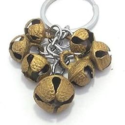 Brass Bell Ghunghru Metal Keychain (Bronze)-image-57