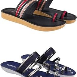Extra Soft Classic Casual wear with Flexibility Technology Wedges Combo for Women's/Girl's(6144+1945)()-image-67