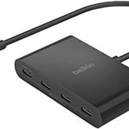 Belkin Connect USB-C™ to 4-Port USB-C Hub, Multiport Adapter Dongle with 4 USB-C 3.2 Gen2 Ports & 100W PD with Max 10Gbps High Speed Data Transfer for MacBook, iPad, Chromebook, PC, and More-picture-30
