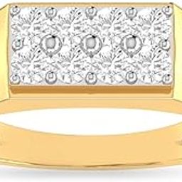pc jeweller The Georg 18KT Yellow Gold and Diamond Ring for Men-picture-7
