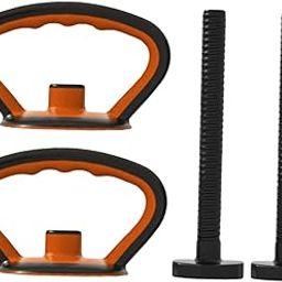ATORSE Kettlebell Handle Exercise Non Slip Kettle Bell Grip for Fitness Home Travel Black 2 Handle 2 Rod-image-47