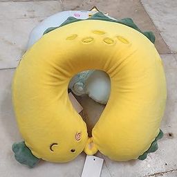 Vibgyor Products Kids Travel Pillow, Memory Foam Travel Neck Pillow with Snap U-Shaped Airplane Car Flight Head Neck Supportfor Adults,Toddler,Children Color n Design as per Available-image-57