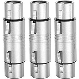 CableCreation XLR Female to Female, [5-Pack] XLR 3 Pin Female to 3 Pin Female Microphone Line Adapter-image-27