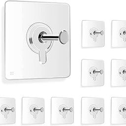 30 PCS Wall Hooks for Photo Frames - Adhesive Wall Hooks Heavy Duty, No Drill Hooks for Hanging Strong 5KG - Stick On Hooks for Wall, Strips for Photo Frame, and Wall Hangers for Room-5