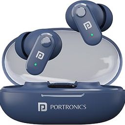 Portronics Harmonics Twins S16 in Ear Wireless TWS Earbuds with 24 Hrs Playtime, Clear Calls, Game & Music Mode, Low Latency, Bluetooth 5.3v, LED Display, Type C Fast Charging(Blue)-29