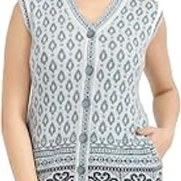 Sleeveless Woollen Cardigan for Women-image-15