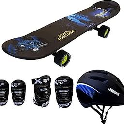 jaspo Fiber Composite Black Panther Fibre Skateboard Combo (26.5 * 6.5") For Age Group 7 Years And Above (Intact)-picture-20