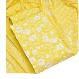 Cotton Traditional Style Printed Salwar Suit Material, Unstitched 3-Piece Set with Dupatta,-image-32