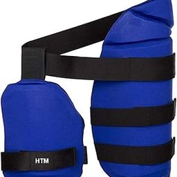 HTM Ultimate Combo of Cricket Thigh Pad & Inner Thigh Pad for Right Hand (Blue), ( Size- Men's )-image-99