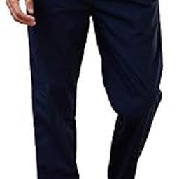 SleepZ Men Regular Fit Solid Pattern Pure Cotton Pyjama-image-0