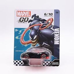 Marvel Go Collection | Knight Speed | Venom | 1:64 Diecast Toy Car | Ages 3 and Up | Collect Them All-image-2