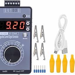 Portable Digital Signage Generator DC 0 10V 0 22Ma, Current Voltage Code Generator with 3 Power Supply Modes, PLC Current Voltage Analog Simulator-9