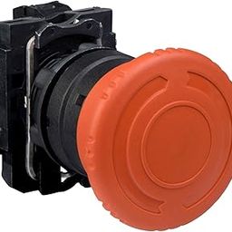 Schneider Mushroom Head Ø40 pushbutton Latching Turn to Release NC RED XB5AS542N-19