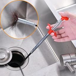 Club Bollywood®Kitchen Drain Snake Clog Remover Hair Cleaning Plumbing Pipe Sewer 160Cm|Home & Garden | Kitchen Tools & Gadgets |1 X Flexible Pick Up Tool-image-6
