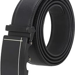 Men's PU Leather Auto Lock Belt-image-96