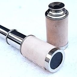 6'' Brass Handheld Telescope Nautical Pirate Spyglass Adventure Navigation monocular for Collapsible Hiking Outdoors Decorative Telescope-picture-10