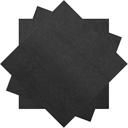 Wanna Party Cocktail Napkins 20 Pcs Black Beverage Napkin Disposable Paper Cocktail Napkins Dinner Napkins for Birthday Graduation Party Restaurant Bar Picnic-27