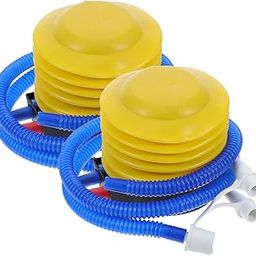 Happyyami 1 Set 2pcs Air Fittings Mini Ballon Inflattor Bellows Foot Hand Pump Hand Air Float Inflator Bicycle Accesories Bicycle Accessories Sport Accessories Step on Balloon-image-30