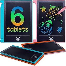 Mini LCD Writing Tablet 6pk Mix-16