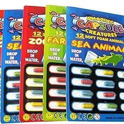 Royals Magic Animal Capsules Creatures Grow in Water Soft Perfect Activity for Kids (Pack of 2) Perfect for Kids Animal and Creature Learning, Novelty Return Gifts for Birthday Parties-19