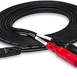 Hosa CMP159 Auxiliary Stereo Breakout 3.5 mm TRS to Dual 1/4 in TS for Laptop (10-Feet, Black)-picture-16