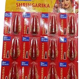 Blue Heaven Shringarika Stick Sindoor, Pack of 12, Red-33