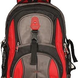 Polyester 26 LTR Multi Pocket College Backpack/School Bag | Casual Bag | Shoulder Backpacks for Girls & Boys (GREY)-picture-31